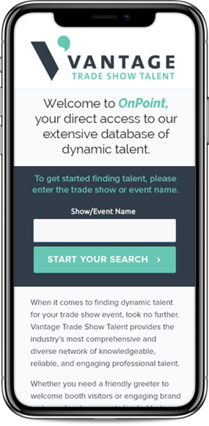 how to book a trade show model